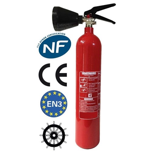 Extincteur CO2 capacité 2Kg NF - Marque ANAF