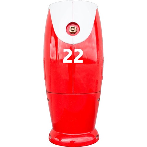 Planche de 10 chiffres pour poteaux incendie - Chiffre 2