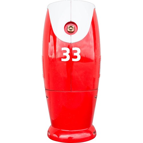 Planche de 10 chiffres pour poteaux incendie - Chiffre 3