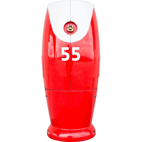 Planche de 10 chiffres pour poteaux incendie - Chiffre 5