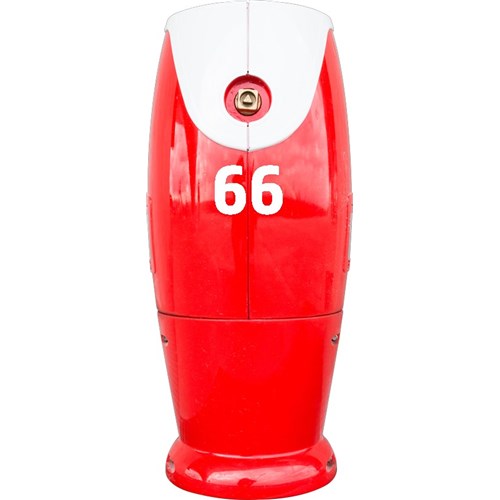 Planche de 10 chiffres pour poteaux incendie - Chiffre 6