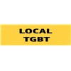 10 Panneaux "Local TGBT" 200mm x 60mm