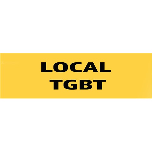 10 Panneaux "Local TGBT" 200mm x 60mm