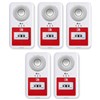 Pack de 5 alarmes type 4 avec flash lumineux