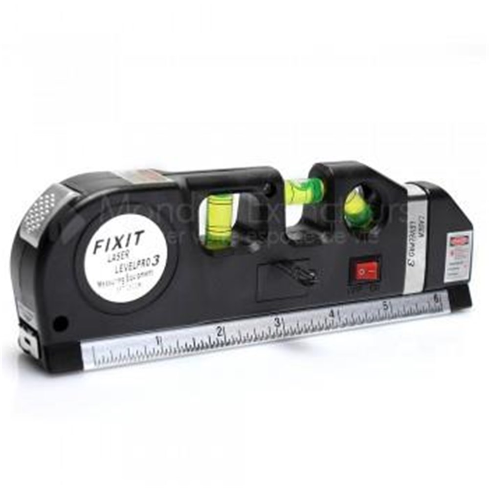 Niveau laser Laser Mesure Multipurpose Niveau laser Niveau à bulle Standard métrique Règle Laser ruban à mesurer 2,4 m/2.5 m 