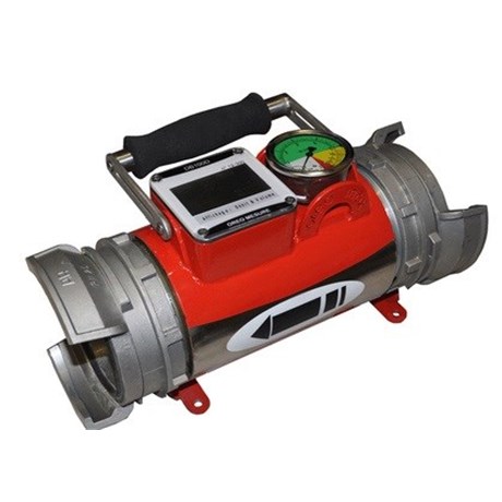 Débitmètre électronique en Inox pour vérification des poteaux incendie DN65