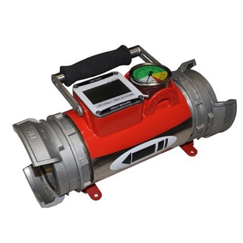 Débitmètre électronique en Inox pour vérification des poteaux incendie DN65