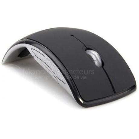 Souris Optique sans Fil 2.4GHz 3 Bouton - Pliable