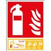 Panneau Extincteur Classe de Feu ABC - Plexiglass A6