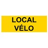 Panneau "Local vélo" - PVC 200x80 cm