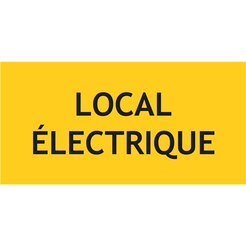 Panneau local électrique – L.200 x H.100 mm