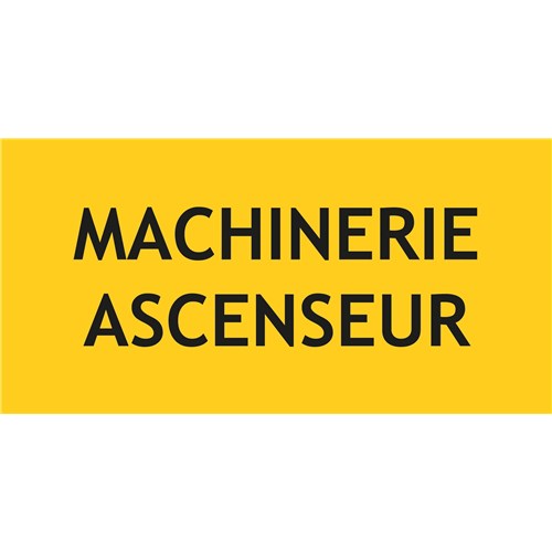 Panneau machinerie ascenceur – L.200 x H.100 mm