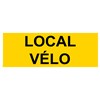 Panneau "Local vélo" - PVC 200x80 cm