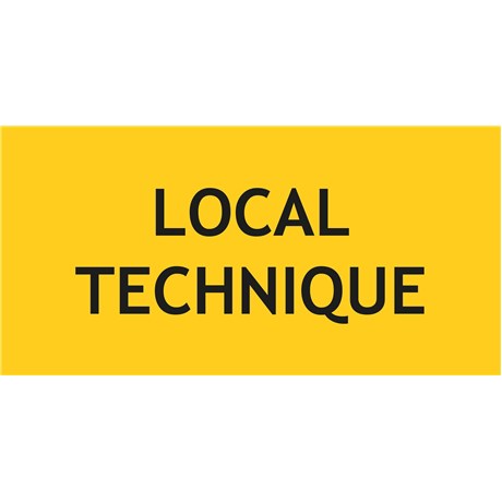 Panneau local technique – L.200 x H.100 mm
