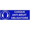 Panneau "Casque anti–bruit obligatoire" - L.300 x H.100 mm