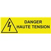 Panneau danger haute tension – L.300 x H.100 mm