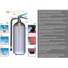 Extincteur 6 litres norme française pression auxiliaire - Aluminium léger