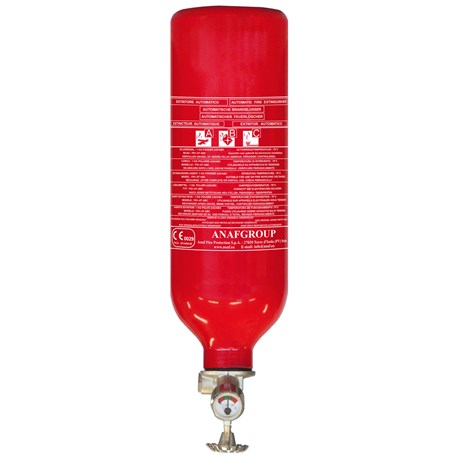 Extincteur automatique à poudre 1Kg ABC - Marque ANAF