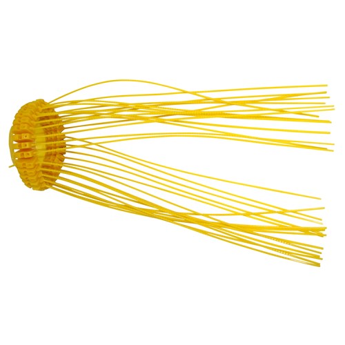 Plastoscellés jaunes 160 mm : couronne de 30