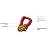 Robinet diffusion en nappe "poket" bronze pour DN19 et DN25