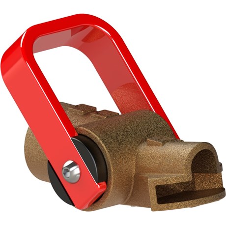 Robinet diffusion en nappe "poket" bronze pour DN19 et DN25