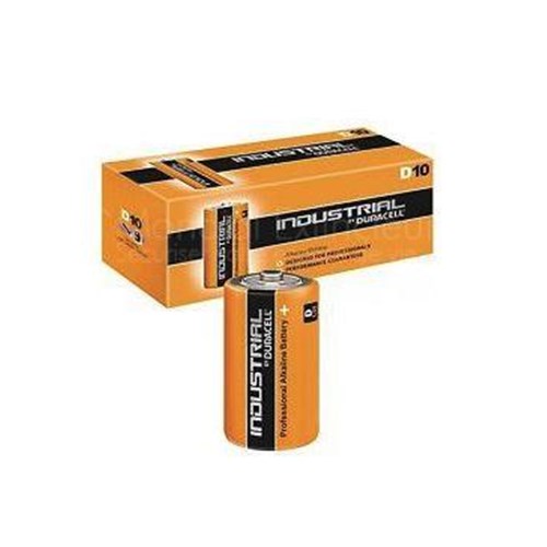 Boite de 10 piles alcalines DURACELL Industrial LR20