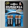 Blister de 4 piles DURACELL 1,5V LR06