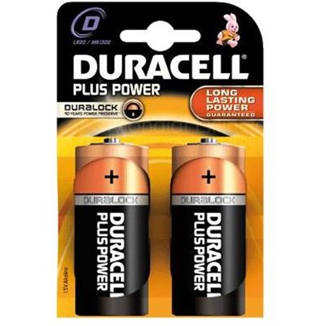 Pack 10 Blisters de 2 piles DURACELL - D-LR20-MN1300