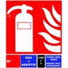 Extincteur 6 litres NF avec Panneau offert - Marque MOBIAK
