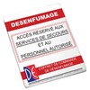 Plaque obturatrice coffret gamme ECOCLIPS et ACLIPS