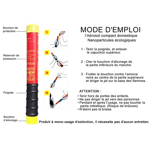 Aérosol compact domestique - Nanoparticules écologiques