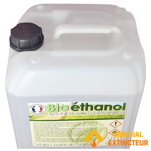Cheminee Ethanol GiDeli Bioéthanol 25 L éthanol 96,6 % Alcool Bio Inodore Combustion Propre Pour Cheminée Intérieure Et Extérieure Cheminée Ethanol