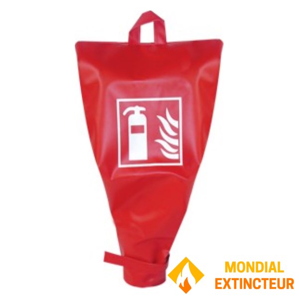 Housse Extincteur CO² 2 Kg - Gamme Luxe - Tissu Résistant Au Feu M1 - Protection Incendie