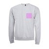 5 sweatshirts personnalisés gris - Taille XXL - Flocage cœur
