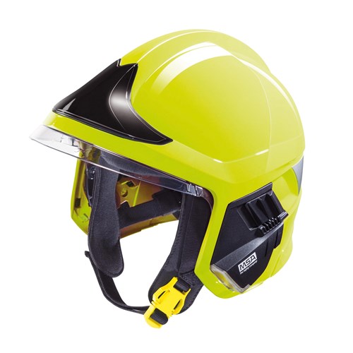 Casque pompiers F1 XF jaune fluo
