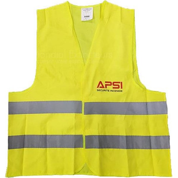 Gilet haute clearance visibilité personnalisé