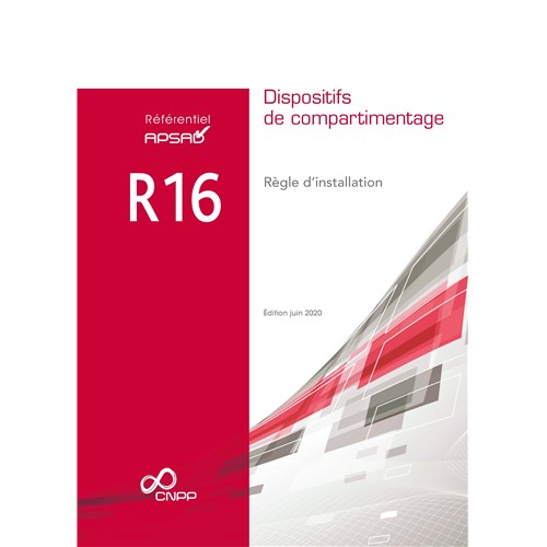 Référentiel APSAD - Règle R16