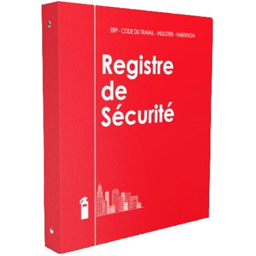 Classeur Registre de sécurité 100 Pages - A4