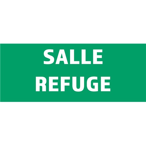 Panneau "SALLE REFUGE" – L.200 x H.800 mm