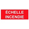 Panneau "Échelle incendie" PVC - 200x80 mm