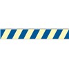 Bande polycarbonate photoluminescente striée bleue– L.600 x H.100 mm