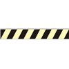 Bande polycarbonate photoluminescente striée noire – L.600 x H.100 mm