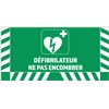 Signalisation au sol Défibrilateur - L.800 x H.400 mm