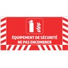 Signalisation au sol pour Extincteur - L.800 x H.400 mm