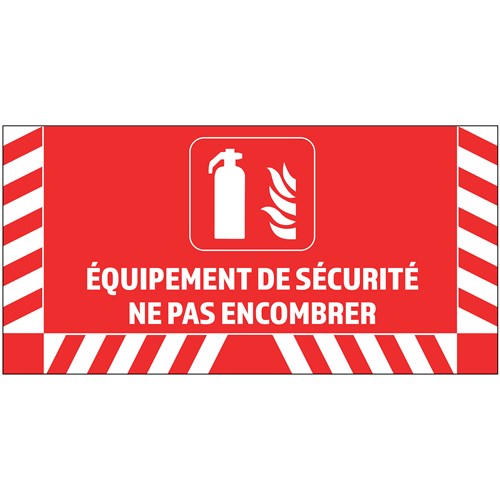 Signalisation au sol pour Extincteur - L.800 x H.400 mm