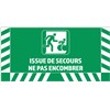 Signalisation au sol Issue de Secours - L.800 x H.400 mm