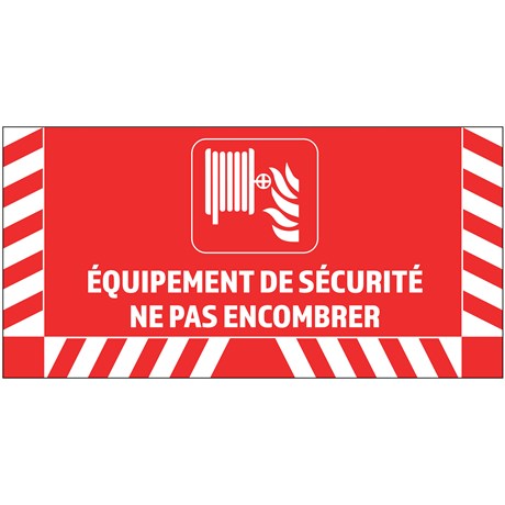 Signalisation au sol pour RIA - L.800 x H.400 mm