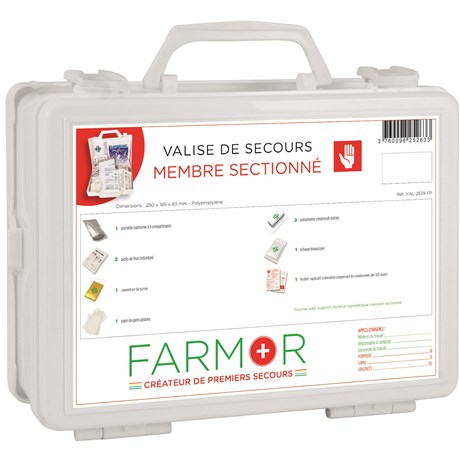 Valise de secours «Membre Sectionné»