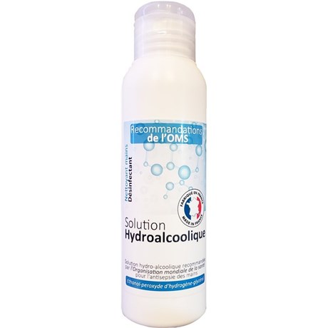 Solution hydroalcoolique 100 ml avec spray diffuseur