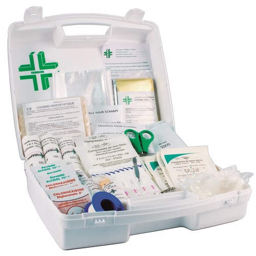 Valise de secours médecine du travail